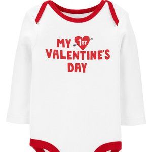 CARTER'S Valentine's Day Collectible Bodysuit Girl 6M NWT